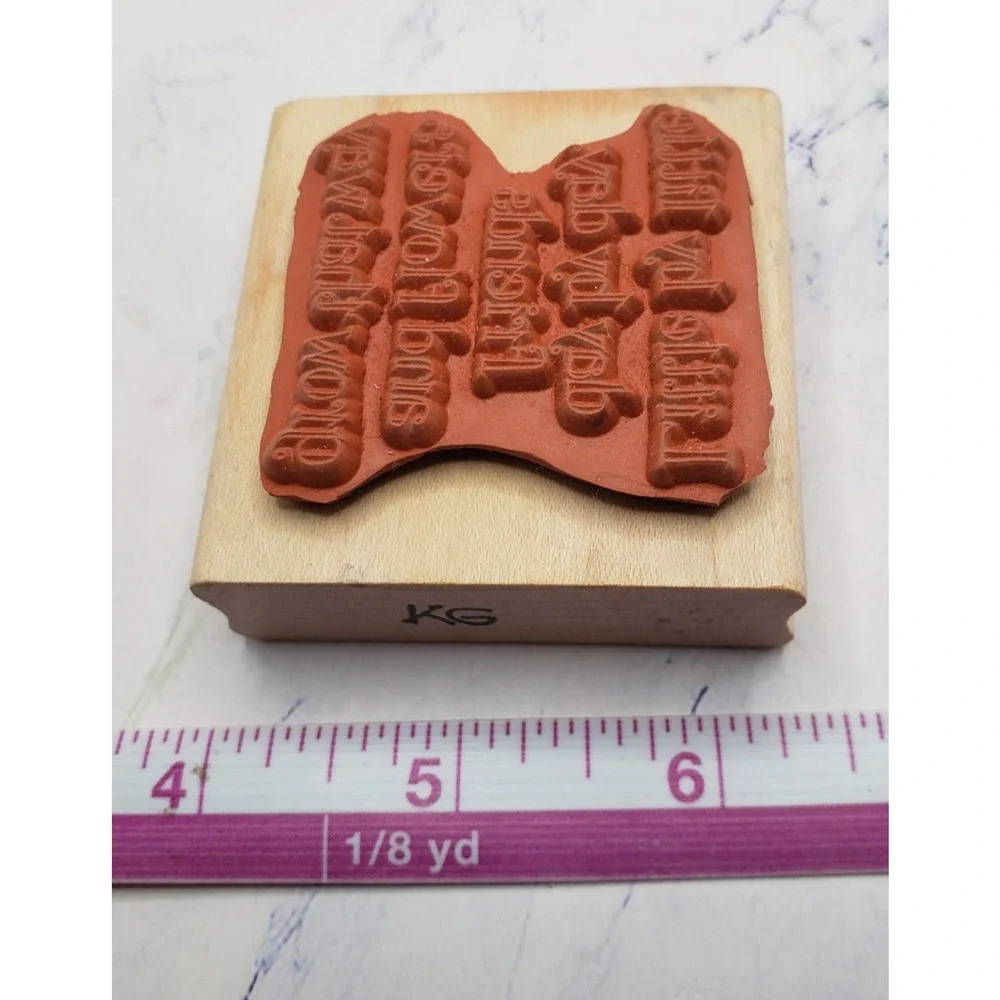 Stampin' Up Little by Little Day by Day Friends And Flowers Mounted Rubber Stamp